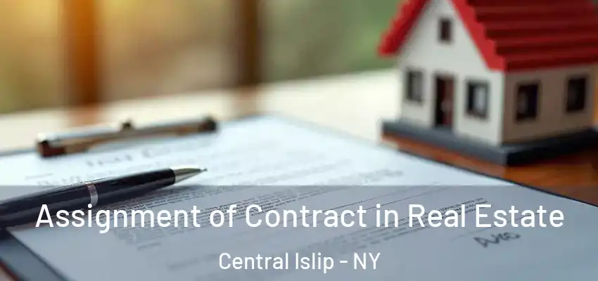  Assignment of Contract in Real Estate Central Islip - NY